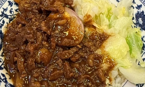 Braised pork rice